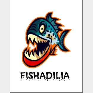 Fishadilia Posters and Art